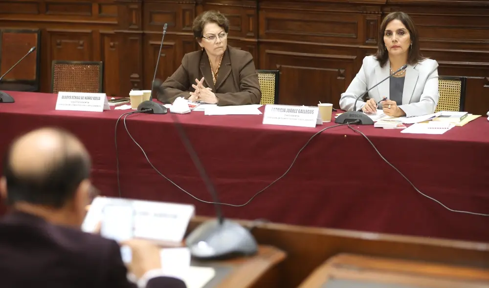 La fujimorista Patricia Juárez preside la Comisión de Constitución y Reglamento del Congreso. Foto: Congreso