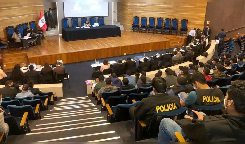 Arequipa. Audiencia se postergó debido a que los abogados defensores no tenían todos los documentos. Foto: CSJA Arequipa. Audiencia se postergó debido a que los abogados defensores no tenían todos los documentos. Foto: CSJA