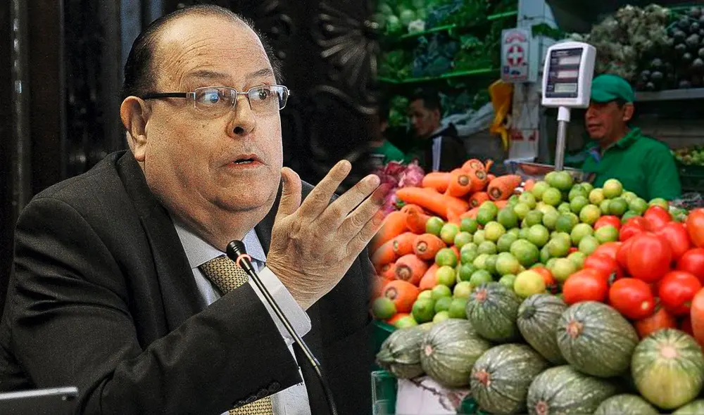 Julio Velarde, presidente del BCRP, señaló que la mayor preocupación está en el alza de precios de alimentos, que afecta a los más pobres. Composición: LR