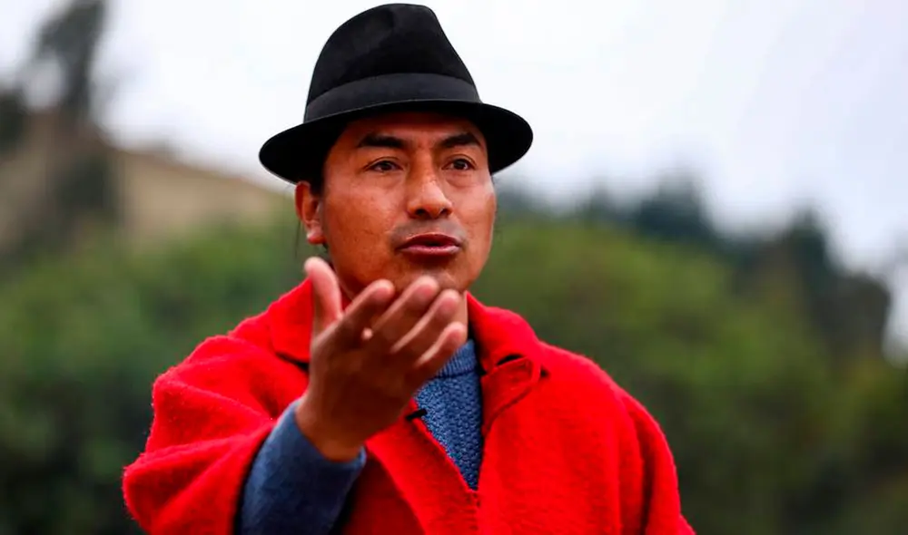 Leonidas Iza Salazar fue presidente del Movimiento Indígena y Campesino de Cotopaxi (MICC) y elegido presidente de la Conaie el pasado 27 de junio, en el séptimo congreso que se realizó en Tungurahua. Foto: EFE Leonidas Iza Salazar fue presidente del Movimiento Indígena y Campesino de Cotopaxi (MICC) y elegido presidente de la Conaie el pasado 27 de junio, en el séptimo congreso que se realizó en Tungurahua. Foto: EFE