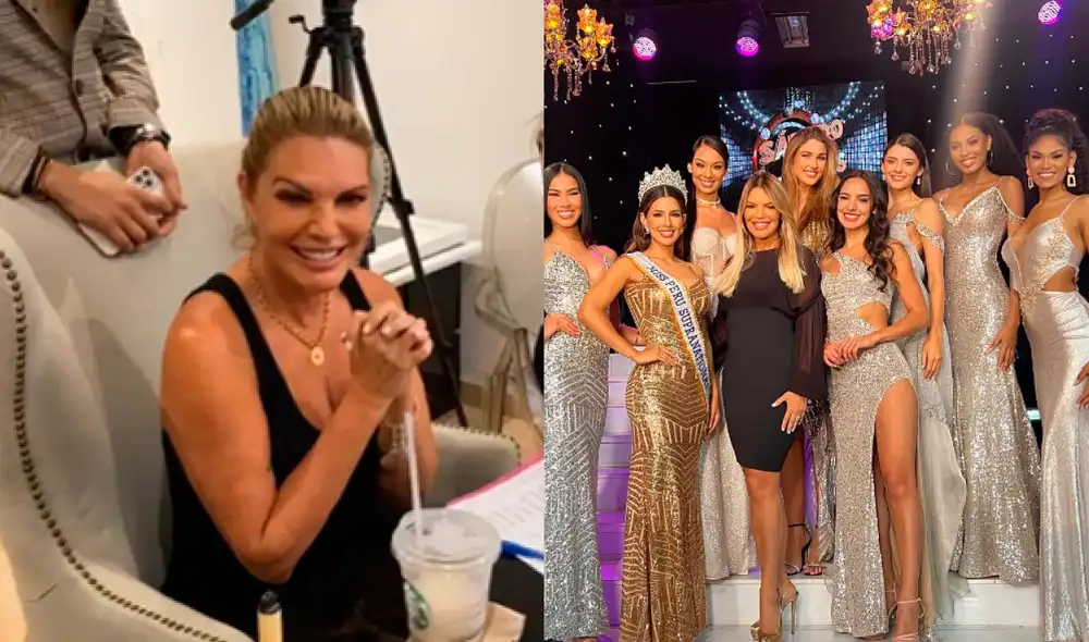 Jessica Newton contó cómo logró que todas las candidatas participen en un certamen internacional. Foto: composición Jessica Newton/Instagram, Miss Perú/Facebook.
