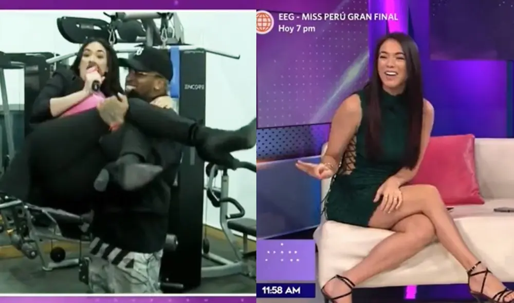 Jazmín Pinedo sorprende al demostrar su amistad con Jefferson Farfán. Foto: composición/ captura de América TV