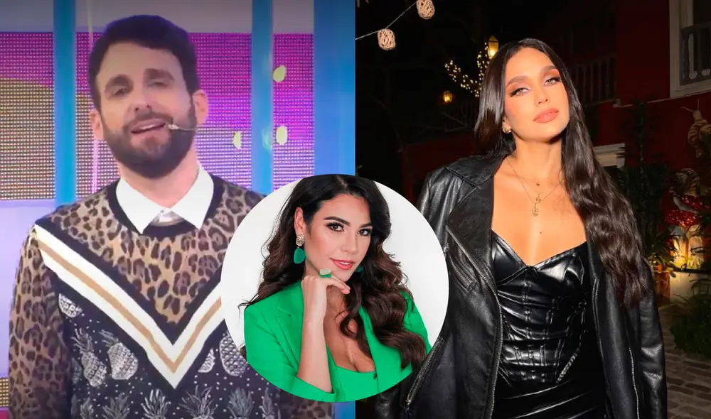 Rodrigo González se mostró en desacuerdo con los comentarios de la brasileña en contra de Janick Maceta. Foto: composición/ Janick Maceta/Julia Gama/Instagram/ captura de Willax TV