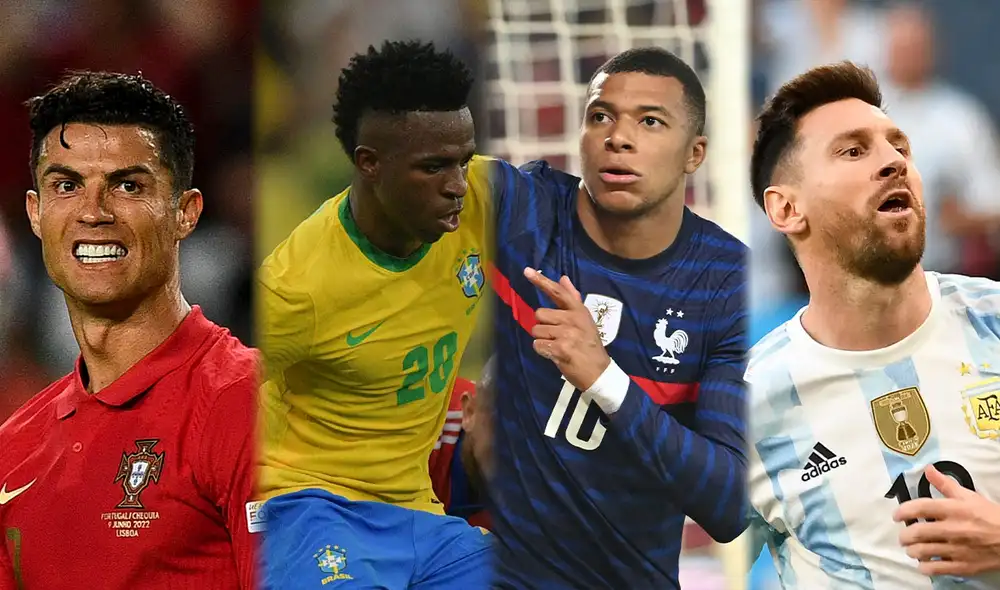 Mundial Qatar 2022: la Copa del Mundo tendrá a muchas estrellas disputando por el título. Foto: composición GLR/ AFP