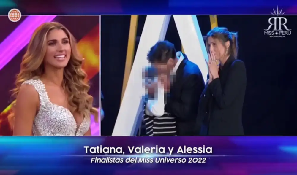 Luego de que Alessia Rovegno sea elegida finalista, su hermano lloró de emoción. Foto: América TV.