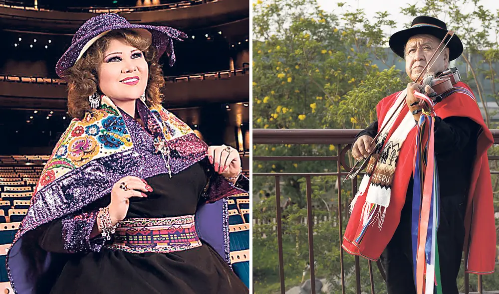 Canto y música. Amanda Portales y el maestro Andrés “Chimango” Lares a través del GTN. Foto: difusión Canto y música. Amanda Portales y el maestro Andrés “Chimango” Lares a través del GTN. Foto: difusión