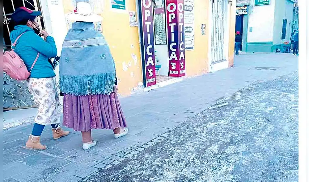 Cuidados. Bajas temperaturas afectan a poblados de Puno. Foto: La República