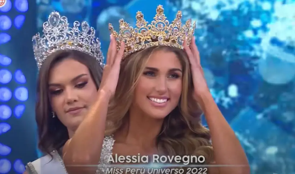La coronación de Alessia Rovegno generó un sinfín de críticas en redes sociales. Foto: captura América TV La coronación de Alessia Rovegno generó un sinfín de críticas en redes sociales. Foto: captura América TV