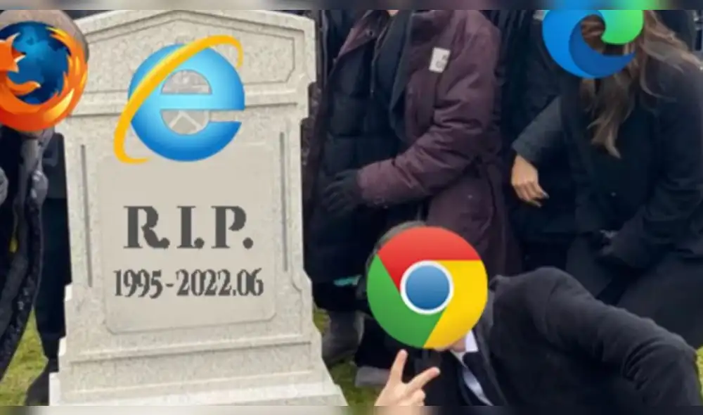 Aquí los memes más populares de Internet Explorer. Foto: captura de Twitter