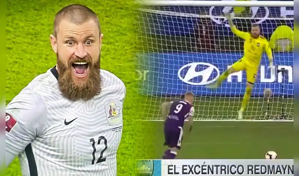 Andrew Redmayne le atajó el penal a Alex Valera y permitió la clasificación de Australia. Foto: captura Latina/captura ESPN
