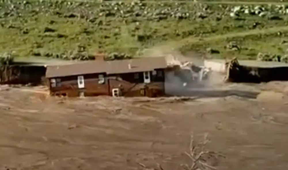 Las fuertes lluvias han generado varias inundaciones en el estado de Montana. Foto: The Weather Channel