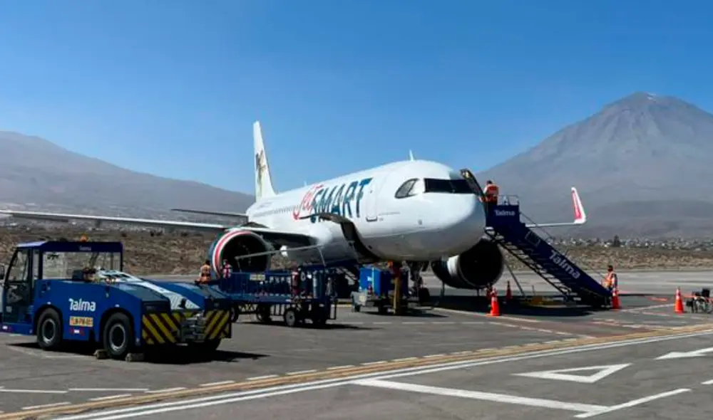 En esta primera etapa de operación, JetSmart cubrirá 13 rutas domésticas. Foto: JetSmart En esta primera etapa de operación, JetSmart cubrirá 13 rutas domésticas. Foto: JetSmart