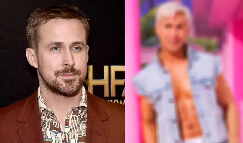 Ryan Gosling se transforma en Ken para el "Barbie" live-action, donde estará junto a Margot Robbie. Foto: composición/ AFP / difusión