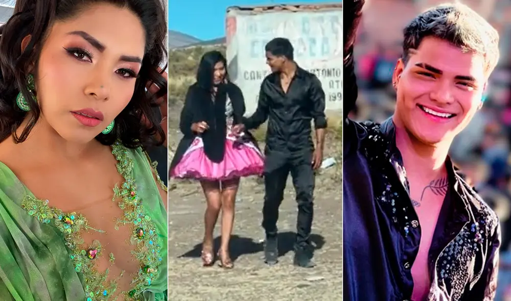 Claudio Armando y Yarita Lizeth se dieron un beso durante presentación de Los Capos. Foto: Composición La República Claudio Armando y Yarita Lizeth se dieron un beso durante presentación de Los Capos. Foto: Composición La República