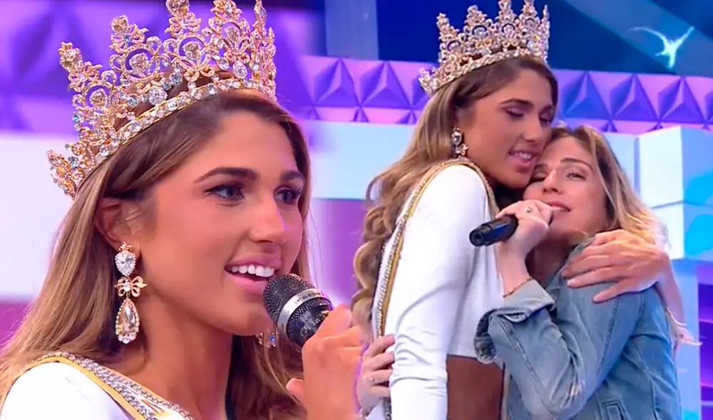Alessia Rovegno fue sorprendida por su progenitora Bárbara Cayo en el set de "En boca de todos". Foto: composición LR/captura América TV Alessia Rovegno fue sorprendida por su progenitora Bárbara Cayo en el set de "En boca de todos". Foto: composición LR/captura América TV