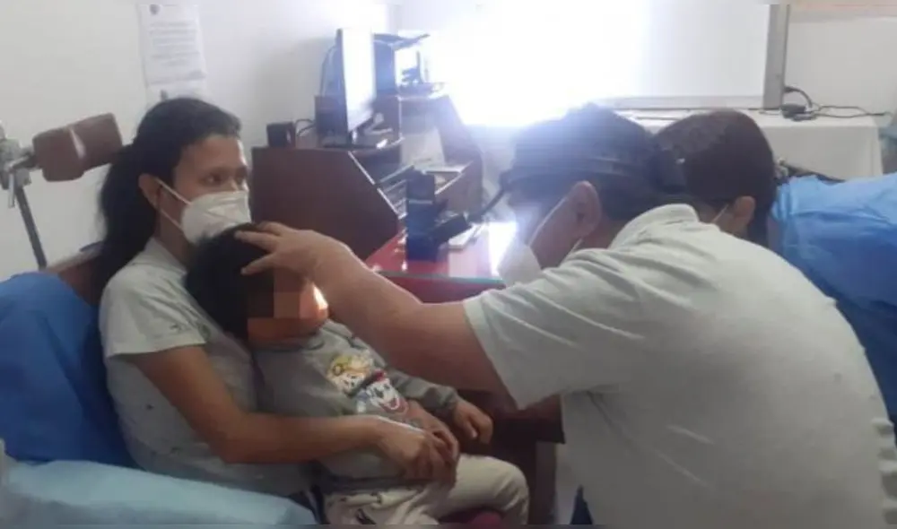 El niño de 3 años introdujo un maní en una de sus fosas nasales y tuvo dificultades para respirar. Foto: RSD Noticias El niño de 3 años introdujo un maní en una de sus fosas nasales y tuvo dificultades para respirar. Foto: RSD Noticias