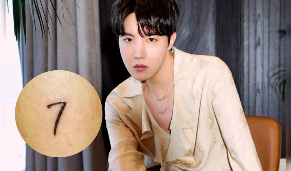 J-Hope de BTS ya tiene su tatuaje grupal. Foto: composición/Twitter.