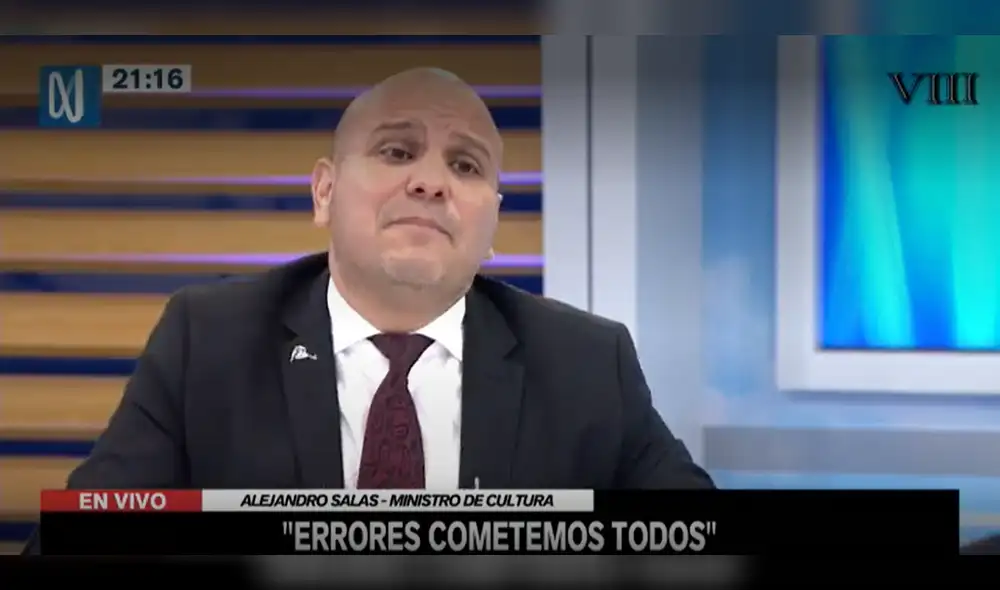 Alejandro Salas manifestó que el presidente tiene su propia forma de comunicarse y los pasajes mencionados por Chincha son solo errores. Foto: captura Canal N