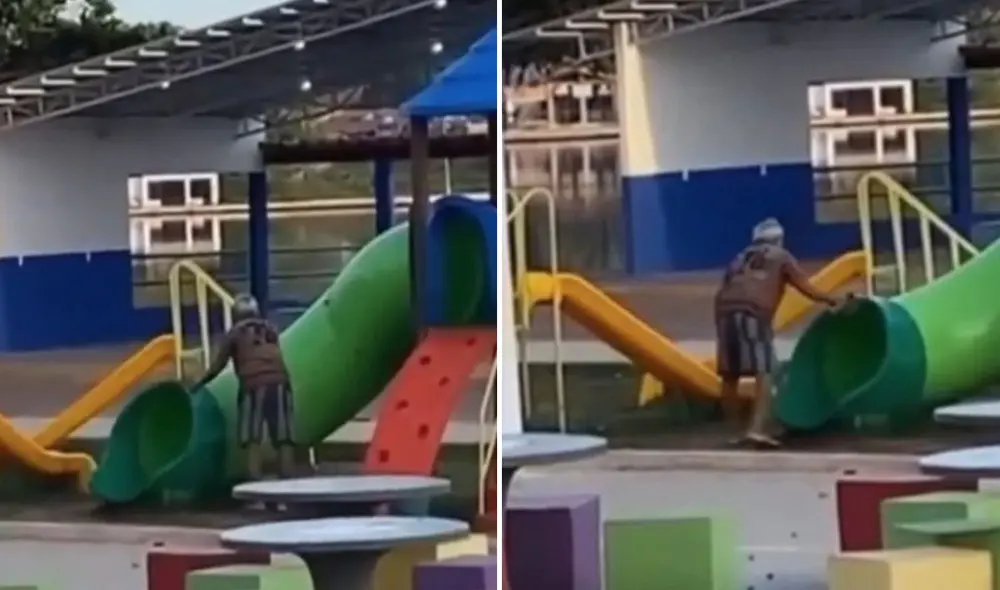 Miles de usuarios felicitaron la noble acción de este hombre. Foto: captura de YouTube