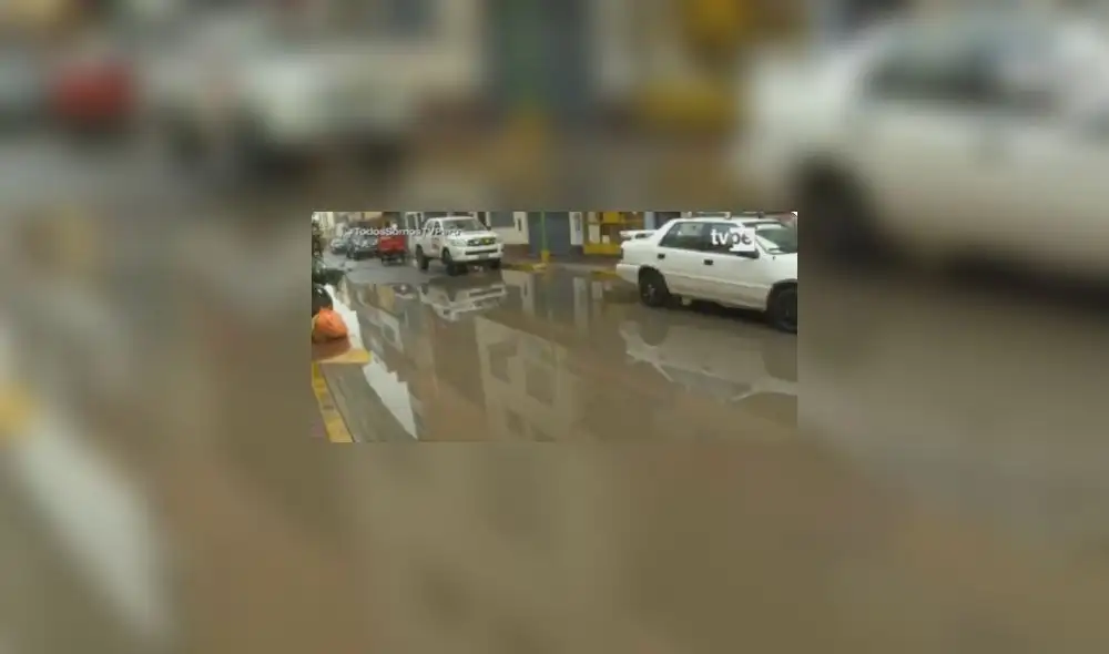 Fuerte aniego fue reportado en horas de la mañana. Foto: captura de TV Perú