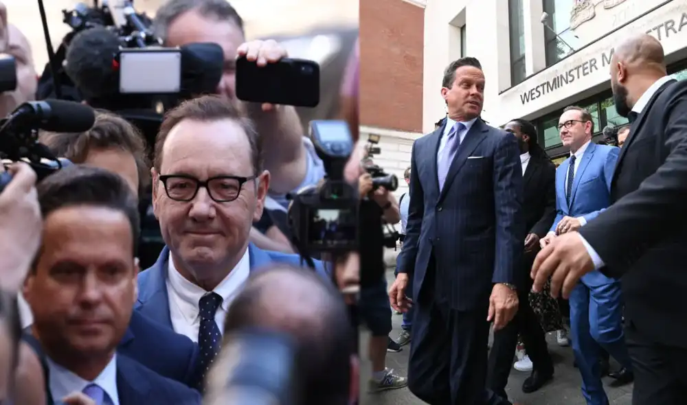 Kevin Spacey llegó a un tribunal de Londres para comparecer por cargos en su contra. Foto: difusión Kevin Spacey llegó a un tribunal de Londres para comparecer por cargos en su contra. Foto: difusión