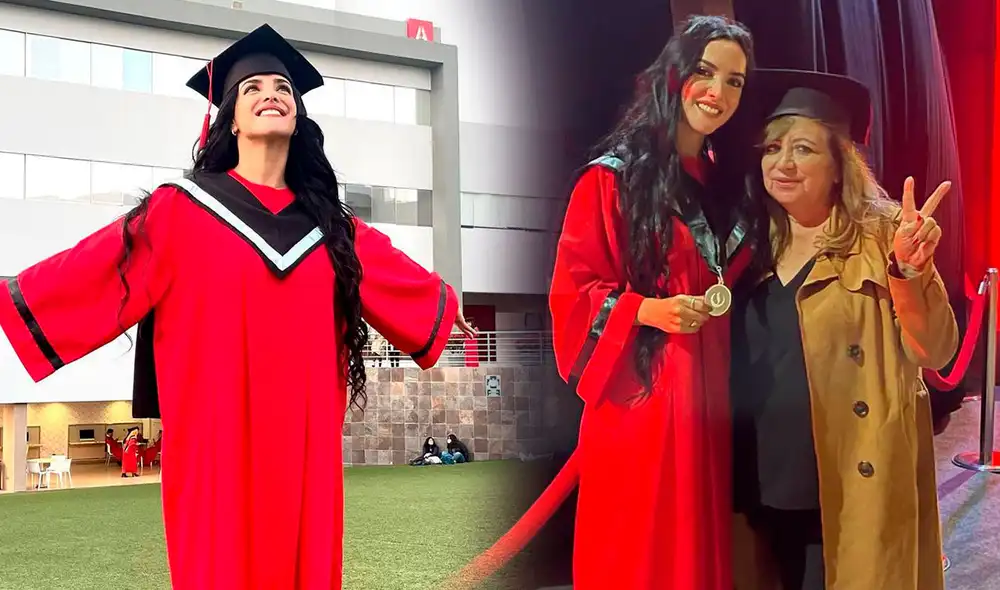 Rosángela Espinoza culminó su época universitaria y celebró su graduación a lo grande. Foto: Rosángela Espinoza/Instagram Rosángela Espinoza culminó su época universitaria y celebró su graduación a lo grande. Foto: Rosángela Espinoza/Instagram