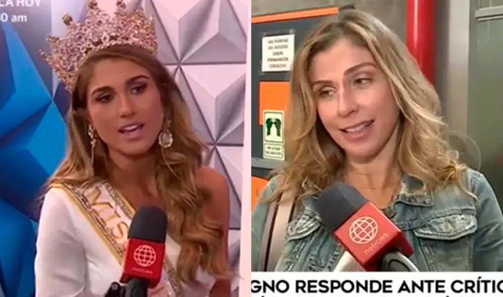 Bárbara Cayo consultó con Alessia Rovegno si estaba segura de participar en Miss Perú. Foto: captura América TV. Bárbara Cayo consultó con Alessia Rovegno si estaba segura de participar en Miss Perú. Foto: captura América TV.
