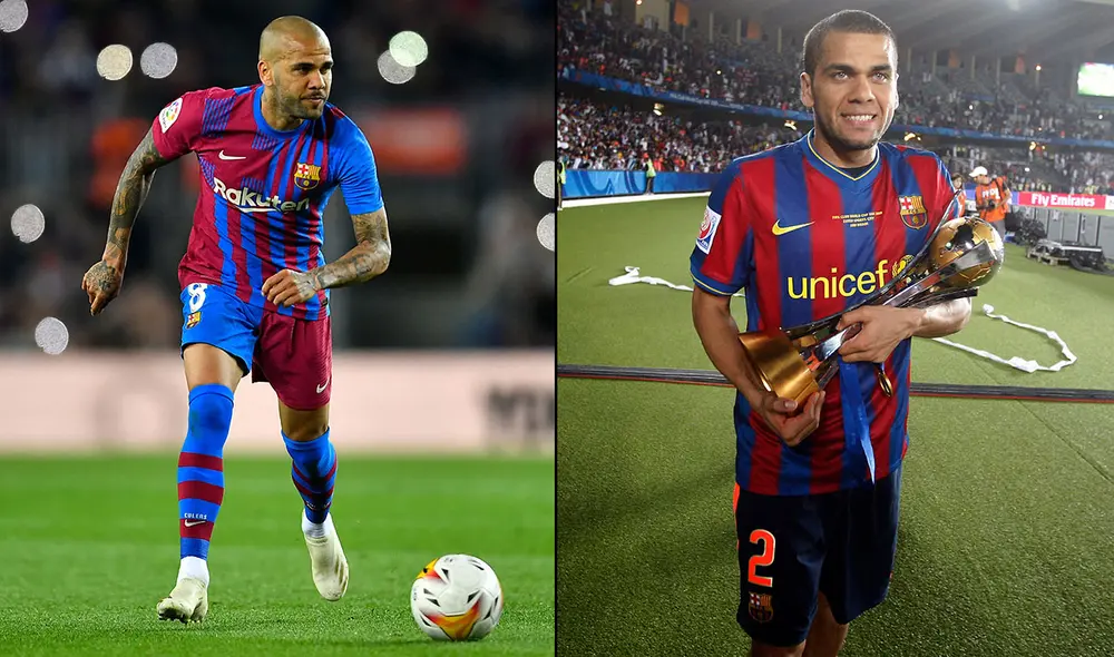 Dani Alves es el segundo jugador con más partidos de la historia del club. Foto: composición de AFP Dani Alves es el segundo jugador con más partidos de la historia del club. Foto: composición de AFP