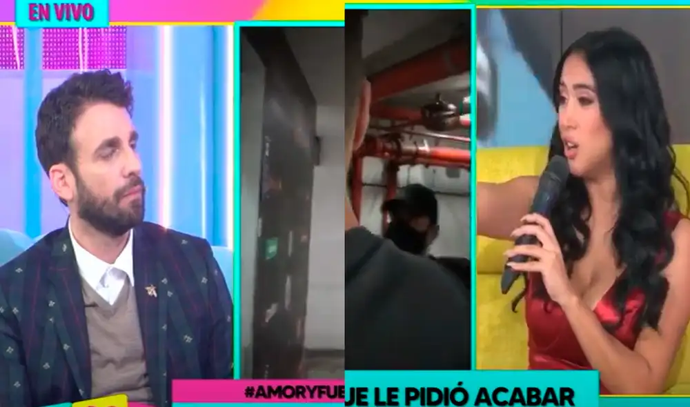 Melissa Paredes en entrevista con Rodrigo González mostró nuevas pruebas. Foto: captura Willax TV.