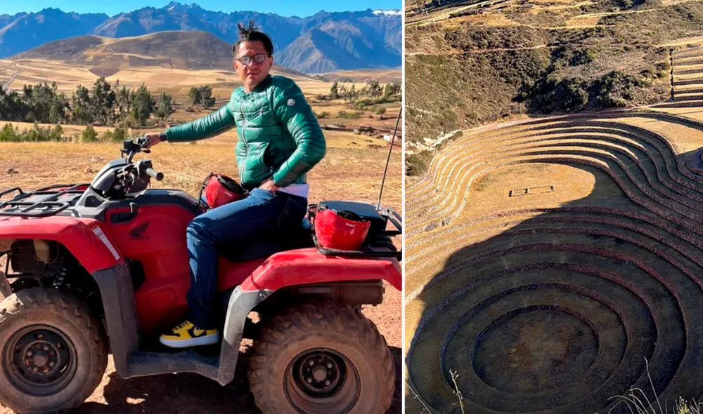 Lapadula quedó sorprendido con la belleza natural de Cusco. Foto: Gianluca Lapadula/ Instagram
