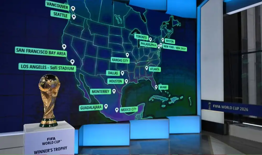 La Copa del Mundo del 2026 se llevará a cabo en Estados Unidos, México y Canadá. Foto: FIFA La Copa del Mundo del 2026 se llevará a cabo en Estados Unidos, México y Canadá. Foto: FIFA