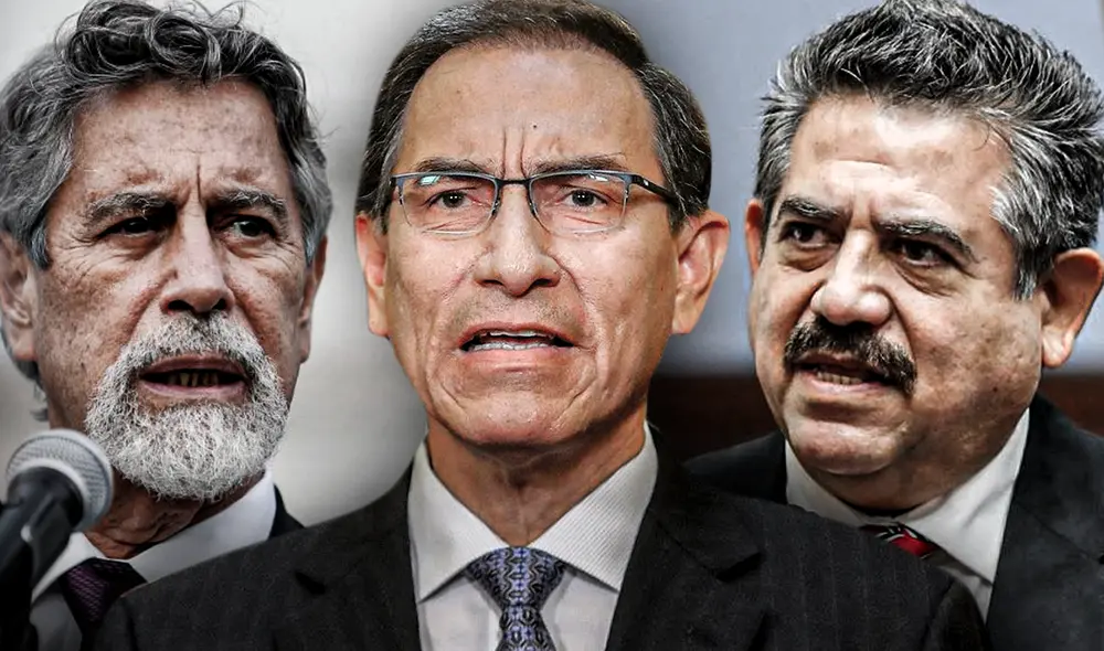 Franciso Sagasti, Martín Vizcarra y Manuel Merino no fueron electos por decisión popular, por lo cual la Comisipon Foto: composición Jazmín Ceras/La República