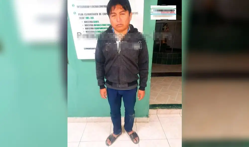 El sujeto sería llevado al penal de Piura. Foto: PNP El sujeto sería llevado al penal de Piura. Foto: PNP