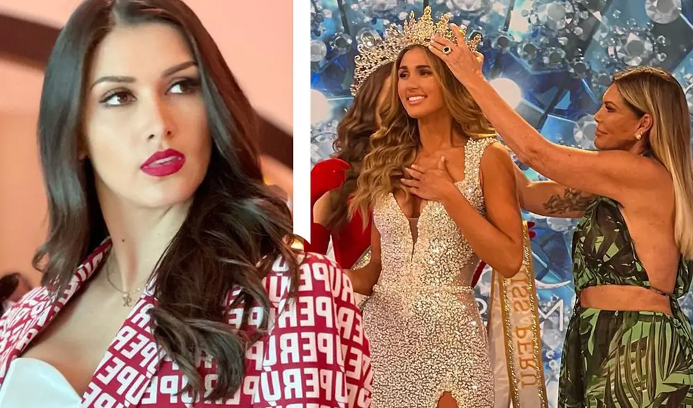 Kelin Rivera fue criticada por supuestamente mostrar su apoyo solo a Tatiana Calmell, Miss Perú Internacional 2022. Foto: composición/Instagram