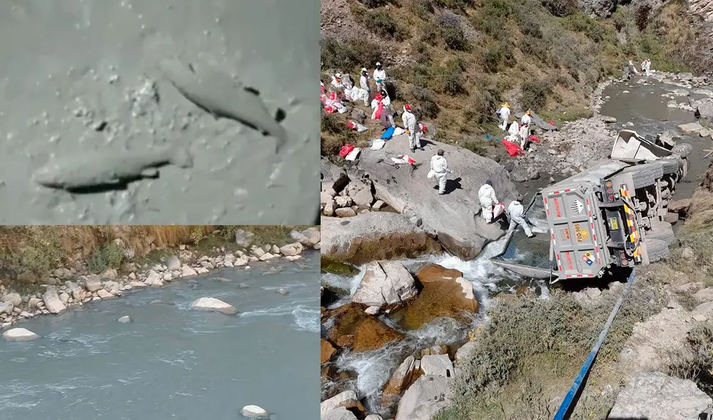 Población en general espera una reparación ambiental y limpieza del río. Además, piden que la minera Volcán se haga responsable por lo sucedido. Foto: composición LR. Población en general espera una reparación ambiental y limpieza del río. Además, piden que la minera Volcán se haga responsable por lo sucedido. Foto: composición LR.