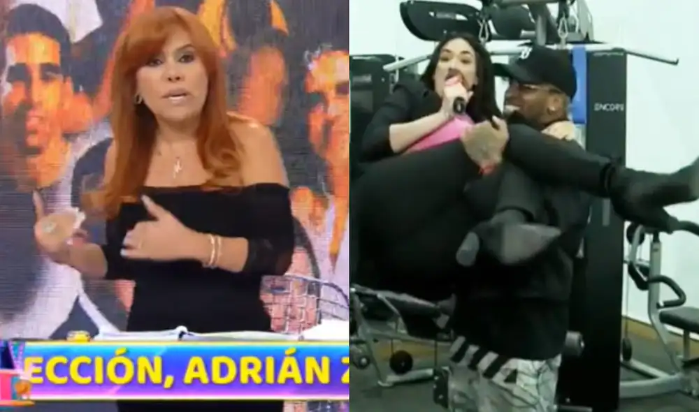 Esto fue lo que dijo Magaly Medina sobre la conversación de Jazmín Pinedo y Jefferson Farfán. Foto: composición/ATV/captura de América TV