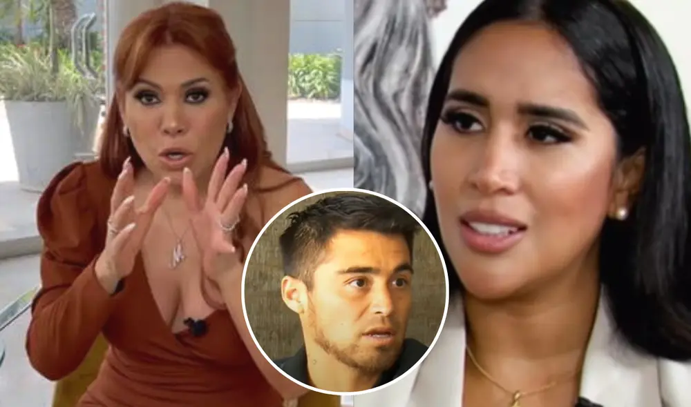 Magaly Medina no toleró las mentiras de Melissa Paredes. Foto: composición LR