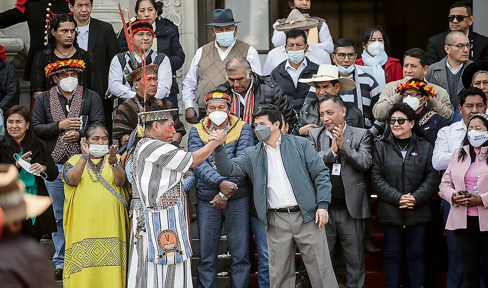 Declaración. En Palacio de Gobierno, Castillo afirmó ayer que irá a todas las citaciones. Foto: difusión Declaración. En Palacio de Gobierno, Castillo afirmó ayer que irá a todas las citaciones. Foto: difusión