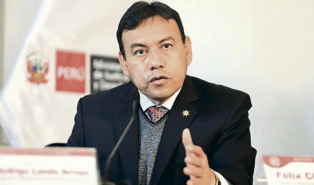 Proyecto. Ministro Félix Chero busca sancionar filtraciones. Foto: difusión Proyecto. Ministro Félix Chero busca sancionar filtraciones. Foto: difusión