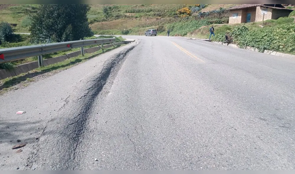 Algunos desniveles en la carretera son muy pronunciados. Foto: GRLL
