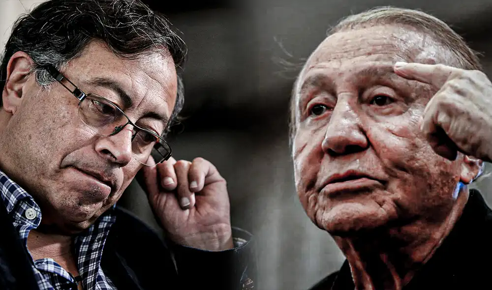 Gustavo Petro y Rodolfo Hernández debían enfrentarse en un debate la noche de ayer, jueves 16 de junio, pero este tuvo que ser cancelado. Foto: Composición LR / Jazmin Ceras Gustavo Petro y Rodolfo Hernández debían enfrentarse en un debate la noche de ayer, jueves 16 de junio, pero este tuvo que ser cancelado. Foto: Composición LR / Jazmin Ceras