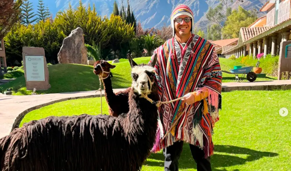 Lapadula se encuentra de vacaciones en Cusco. Foto: Instagram Lapadula se encuentra de vacaciones en Cusco. Foto: Instagram
