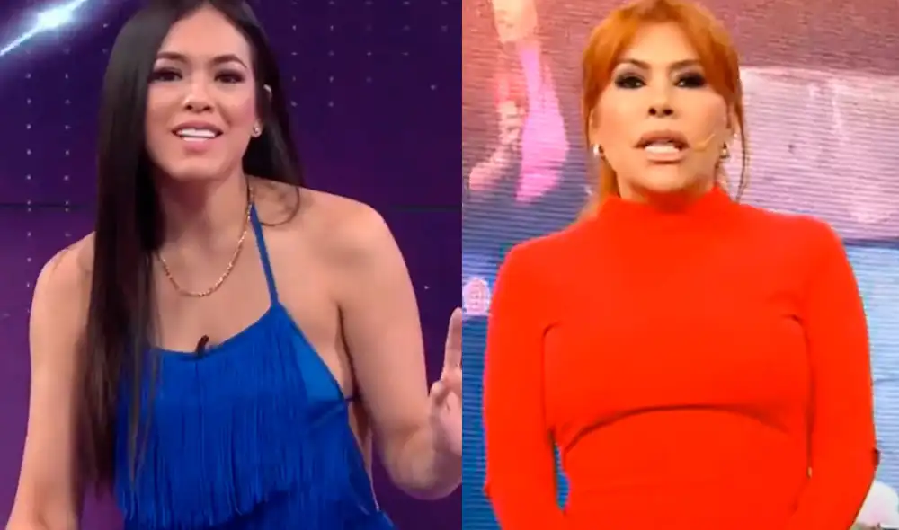 Jazmín Pinedo se mostró indignada por los comentarios de Magaly Medina. Foto: composición América TV/ATV