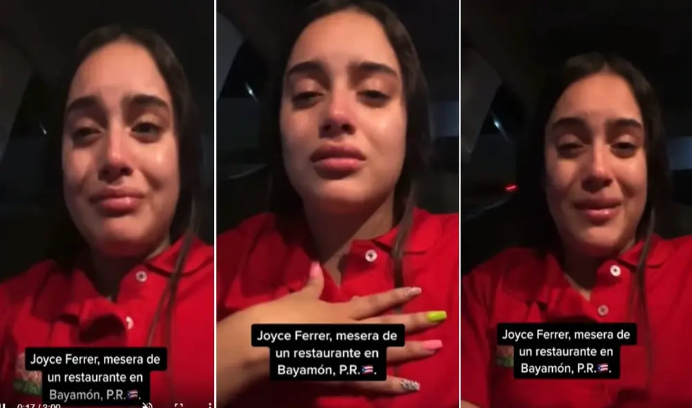 La reacción de esta joven se hizo viral en diversas redes sociales. Foto: composición/ captura de TikTok La reacción de esta joven se hizo viral en diversas redes sociales. Foto: composición/ captura de TikTok