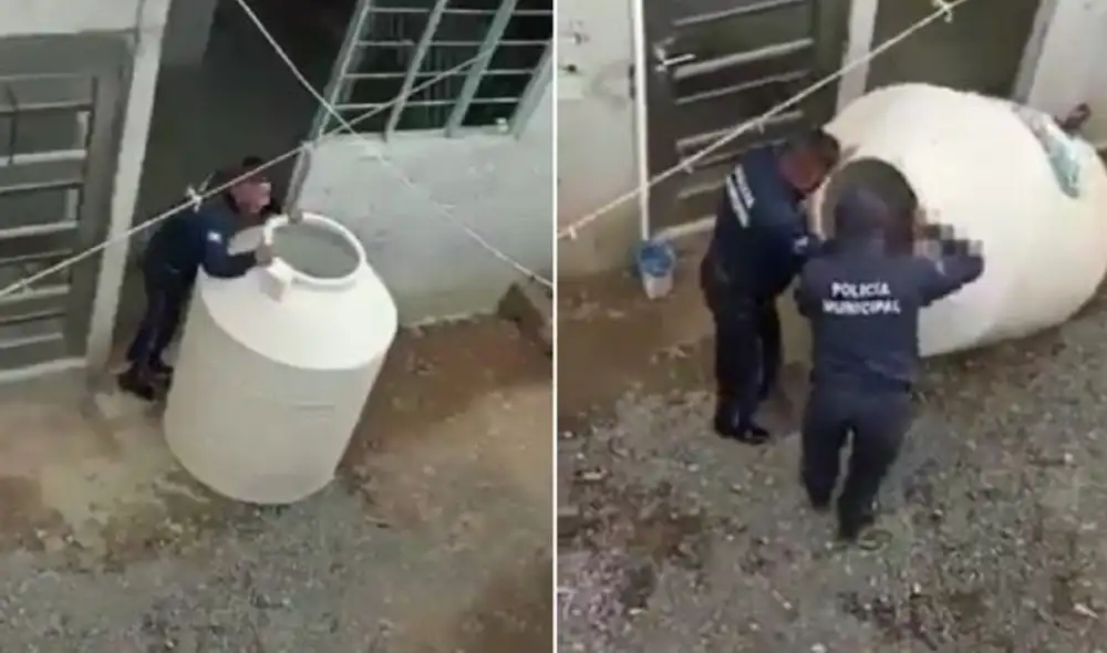 Los padres de la menor fueron arrestados luego del hallazgo. Foto: MVS Los padres de la menor fueron arrestados luego del hallazgo. Foto: MVS