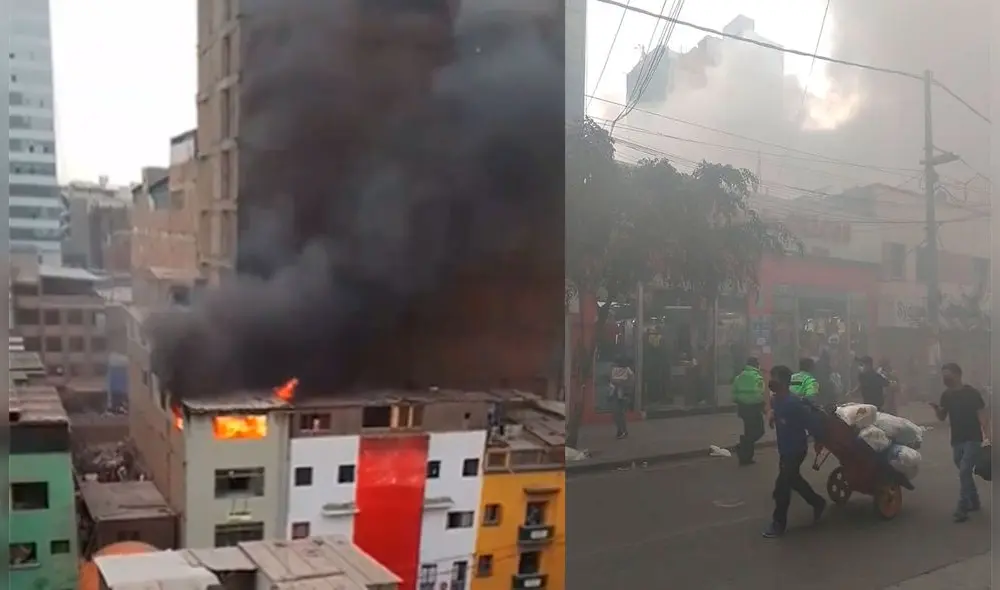 Bomberos se encuentran en la zona del siniestro. Foto: captura Facebook Bomberos se encuentran en la zona del siniestro. Foto: captura Facebook