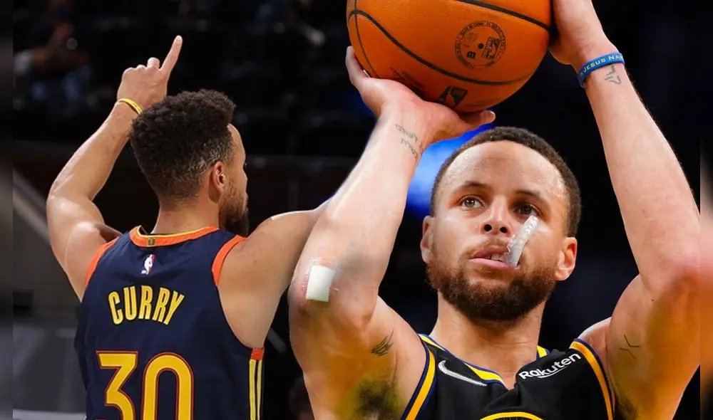 Golden State Warriors, liderado por Stephen Curry, superó a los Chicago Bulls en la lista de la historia de campeonatos. Foto: Composición LR/David Butler II-USA TODAY Sports