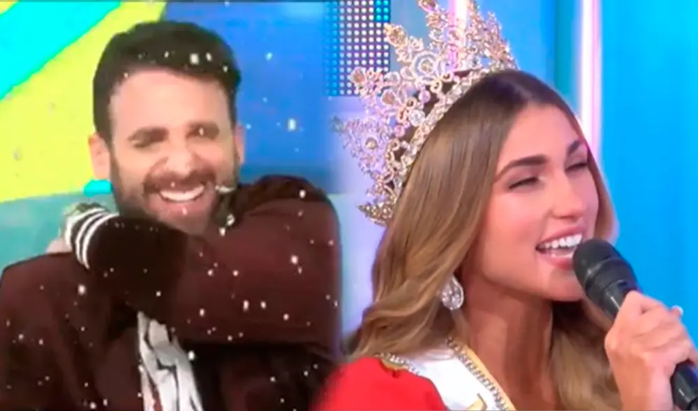 ¡Ups! Rodrigo González puso en aprietos a Alessia Rovegno al hacerle hilarante consulta en vivo. Foto: composición LR/captura Willax