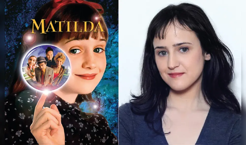La actriz Mara Wilson se hizo conocida en el mundo de la actuación gracias a su participación en la película “Papá por siempre”. Foto: composición/ "Matilda"/ Ecartelera