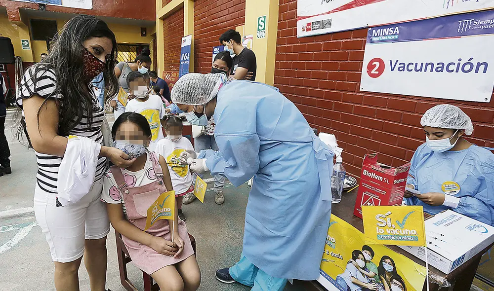 Brecha. Son pocos los niños que van a los vacunatorios.